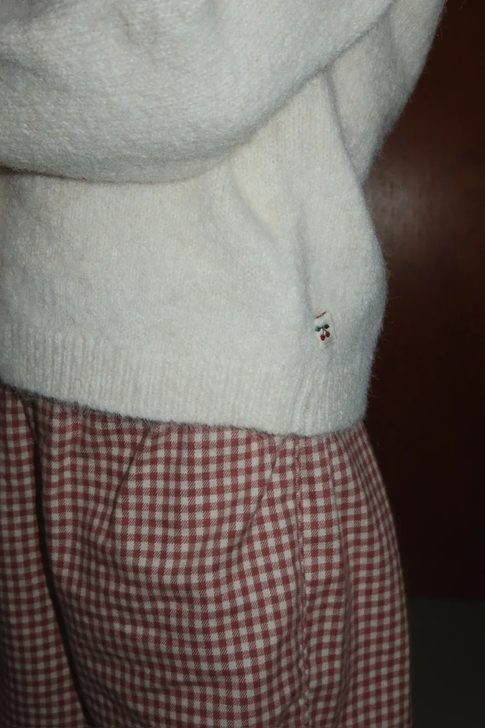 Konges Sløjd Fleuri cardigan buttercream geborsteld