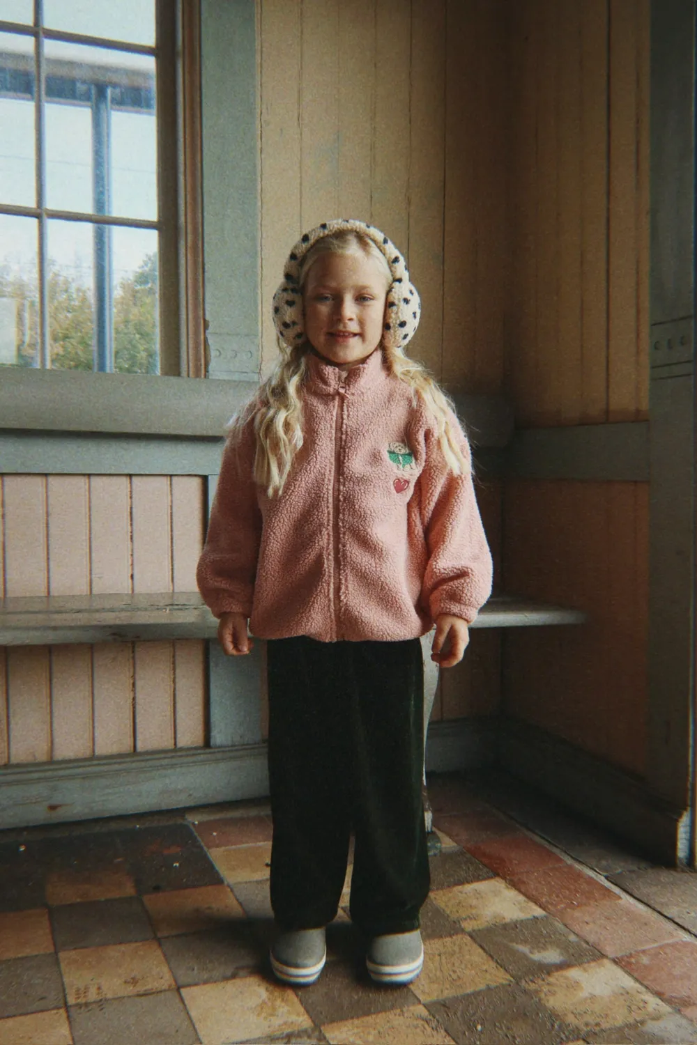 Konges Sløjd Jody teddyjas mellow rose teddyfleece