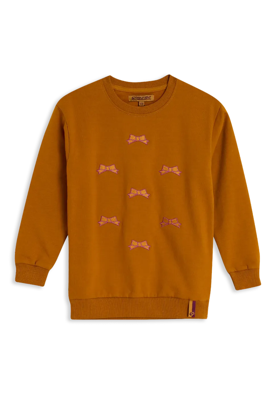 4President Khloe sweater meisjes yellow strikjes