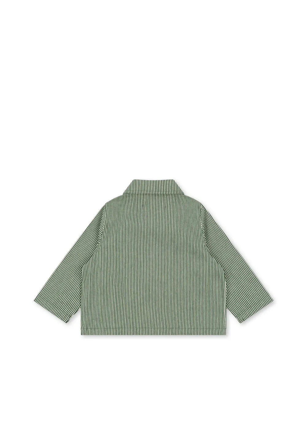 Konges Sløjd Luc overshirt milk verte stripe