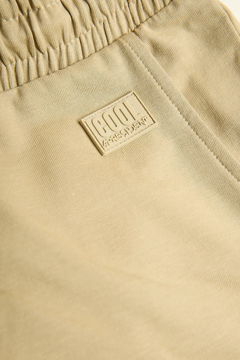 4President Borre Twill short terra badstof jongens