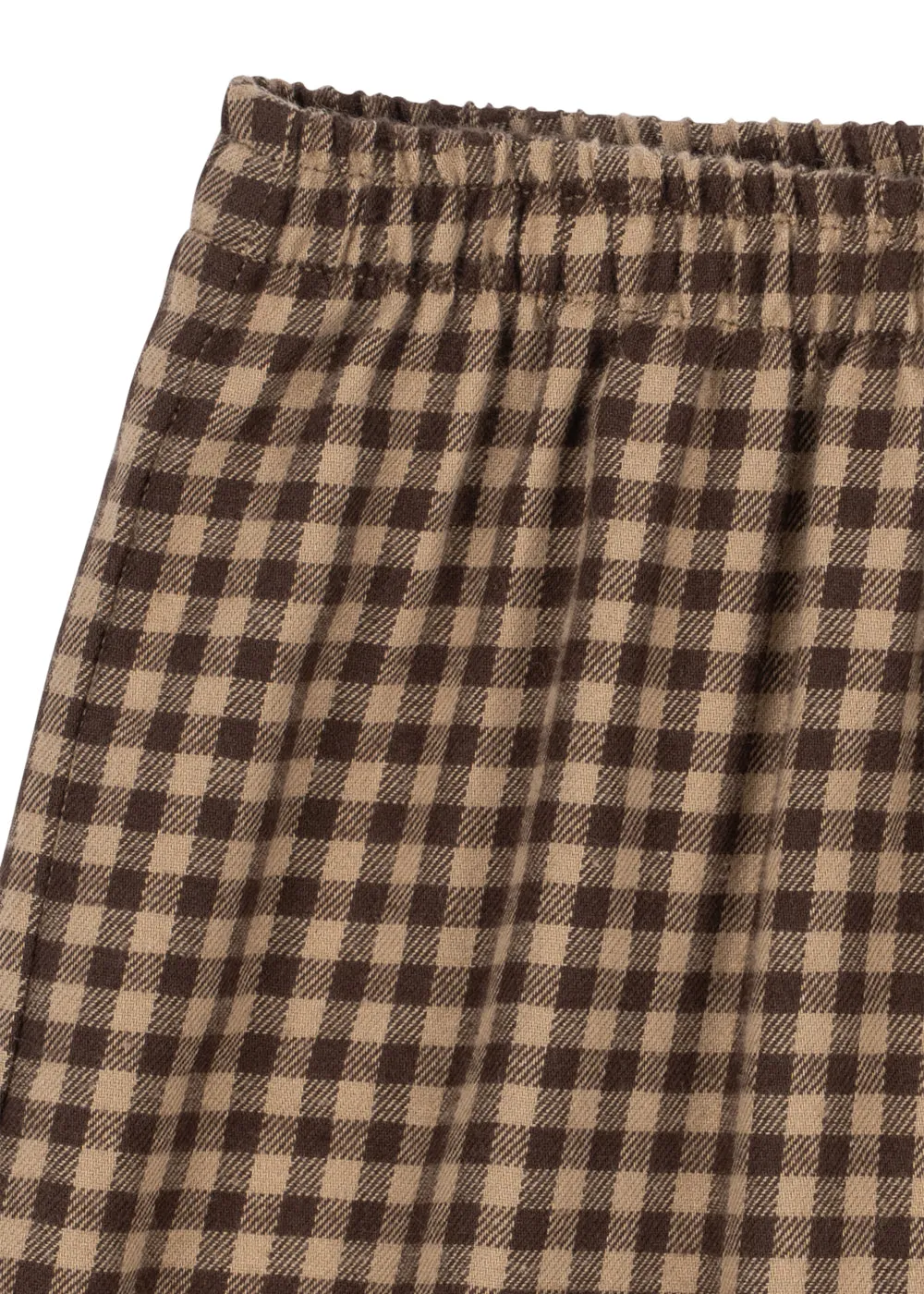 Konges Sløjd Foret Broek Chocolate Check Biokatoen
