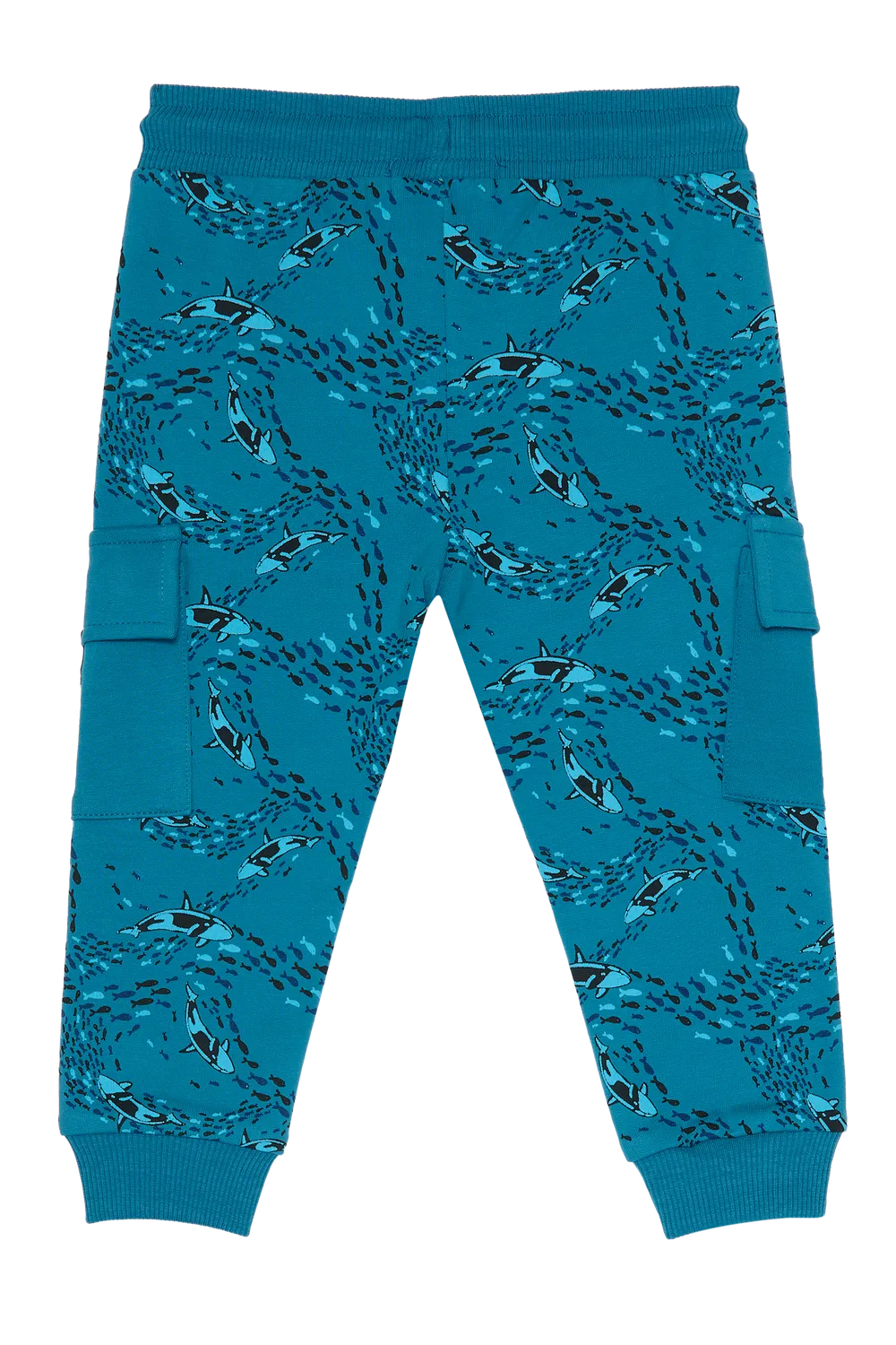 4President Bas joggingbroek jongens blauw katoen