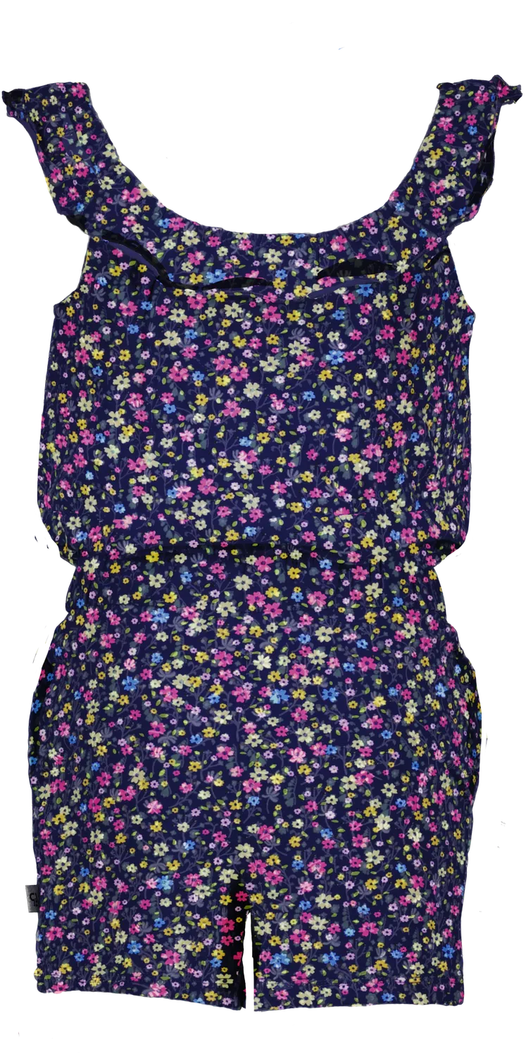 4PRESIDENT Lux AOP Navy Flower jumpsuit bloemenprint