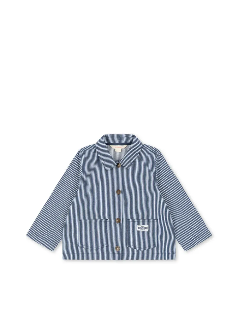 Konges Sløjd Luc Overshirt blue stripe biokatoen