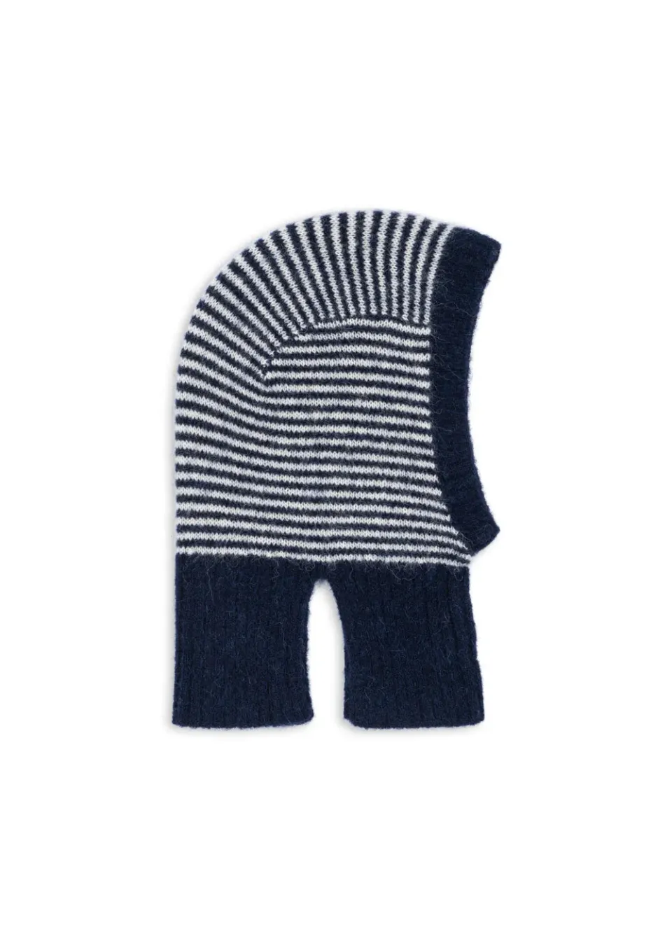 Konges Sløjd Berle Balaclava bivakmuts blauw wolmix