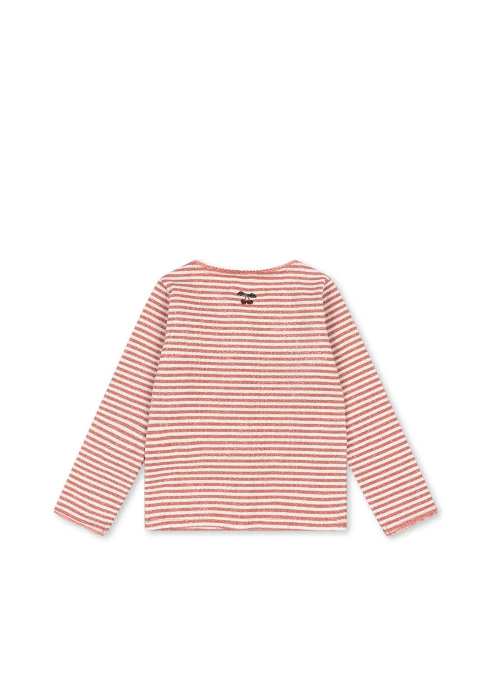 Konges Sløjd Roli cardigan rose cream stripe lurex