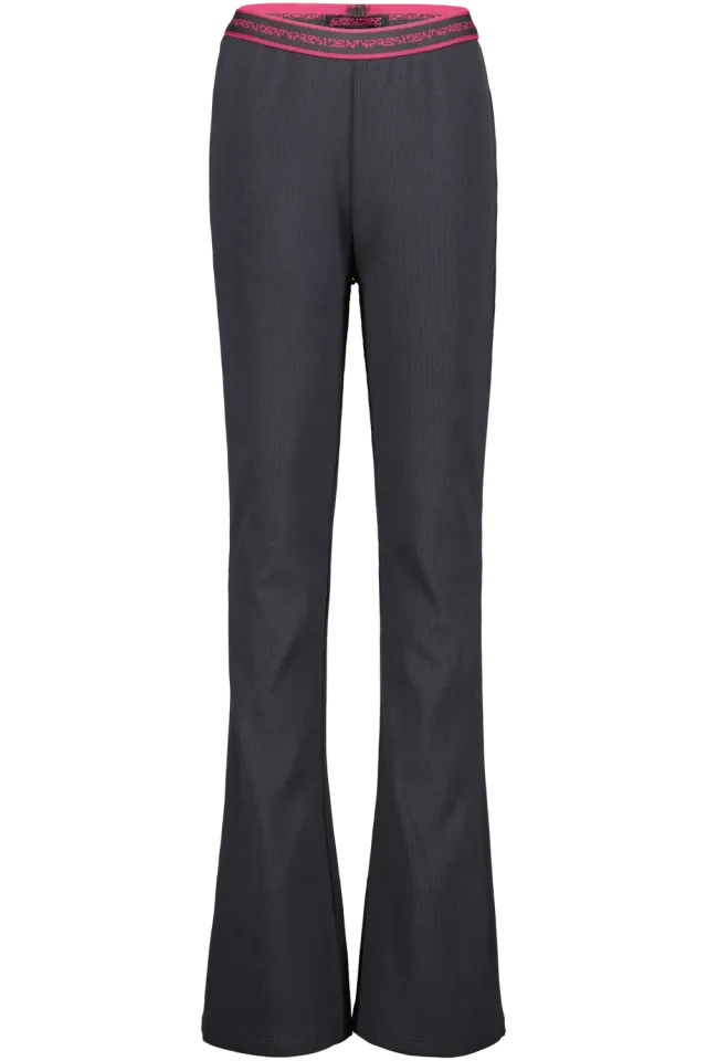 4President Moon meisjes broek rib met logoband