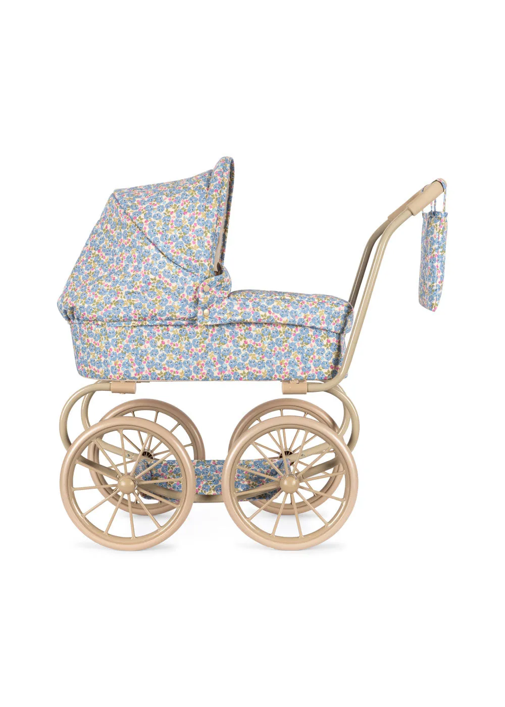 Konges Sløjd Minnie poppenwagen fleur rosier katoen