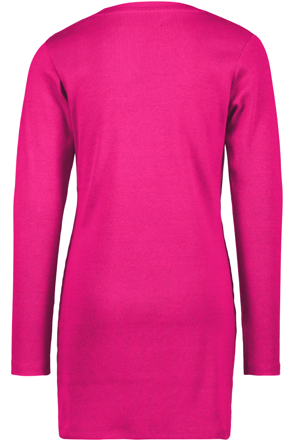 4President Marion jurk fuchsia red meisjes ribstof