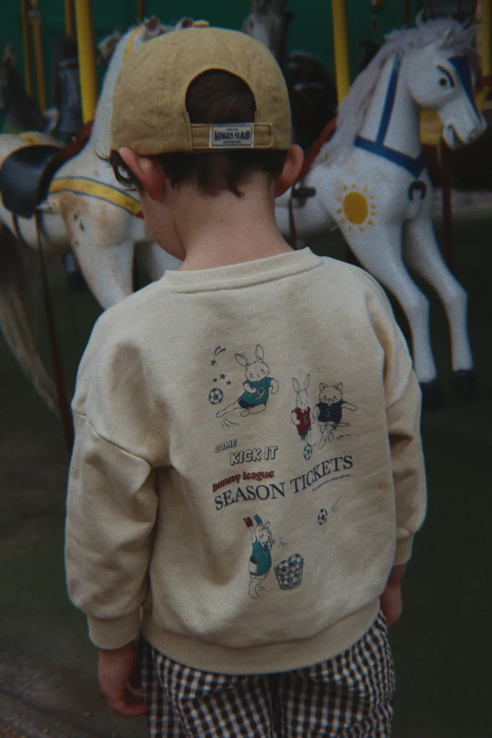 Konges Sløjd Lou sweater wood ash biokatoen