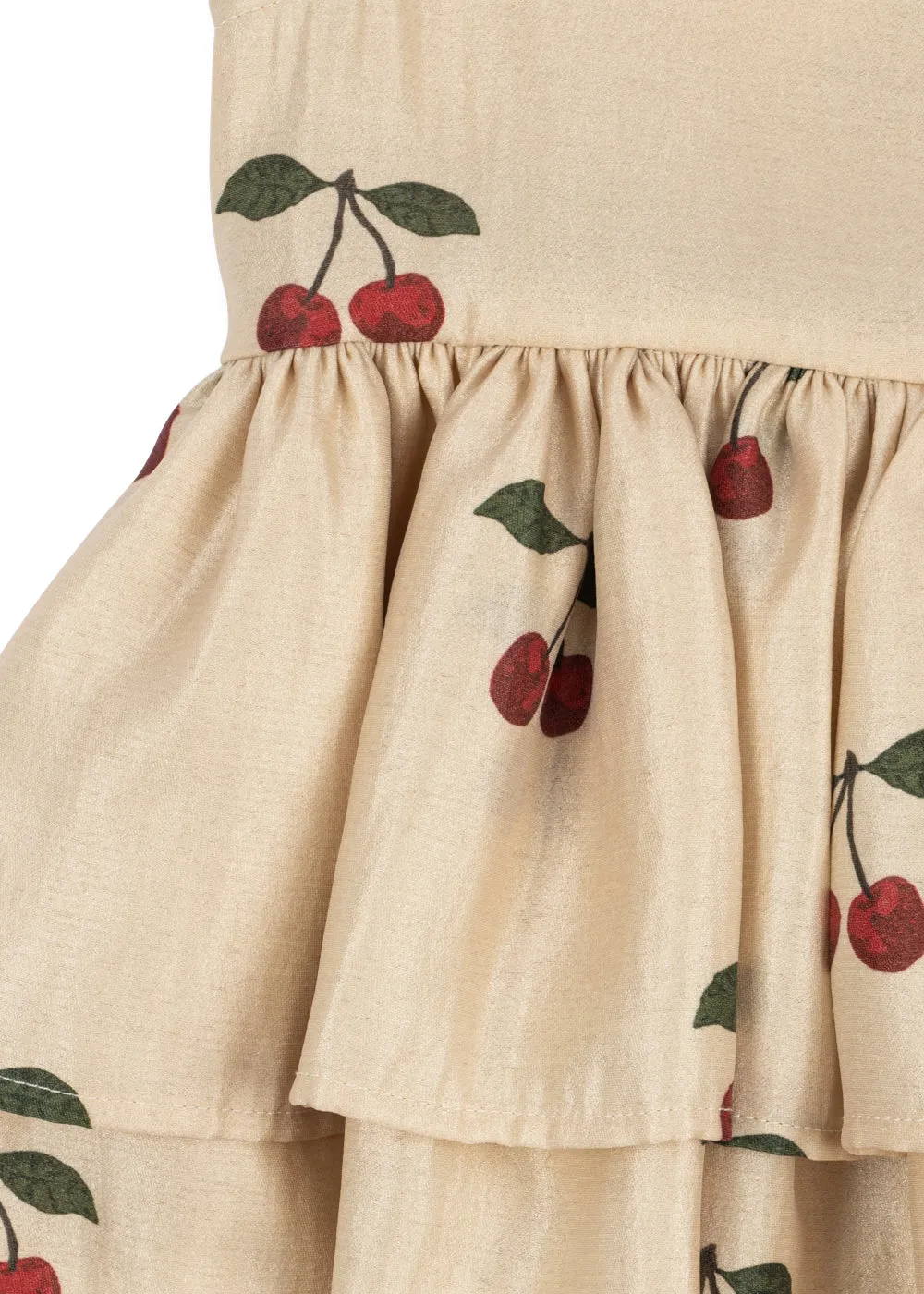 Konges Slojd Fanya Cherry jurk ma grande cerise pearl