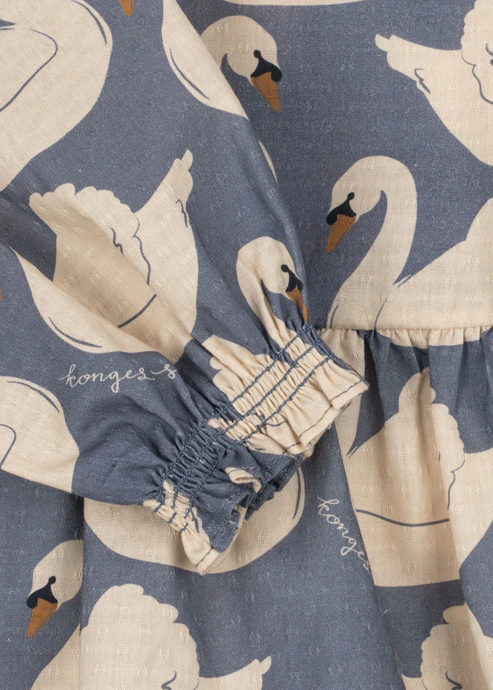 Konges Sløjd Evia blouse swan biokatoen