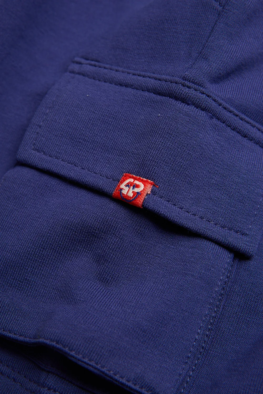 4President Orvil short jongens blauw katoen