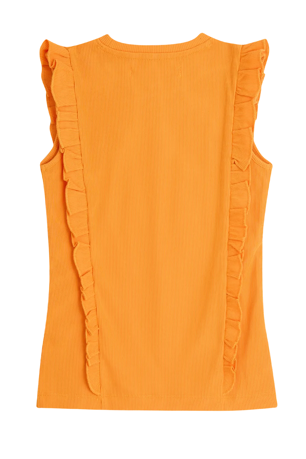 4President Nika Orange tanktop meisjes geribbeld