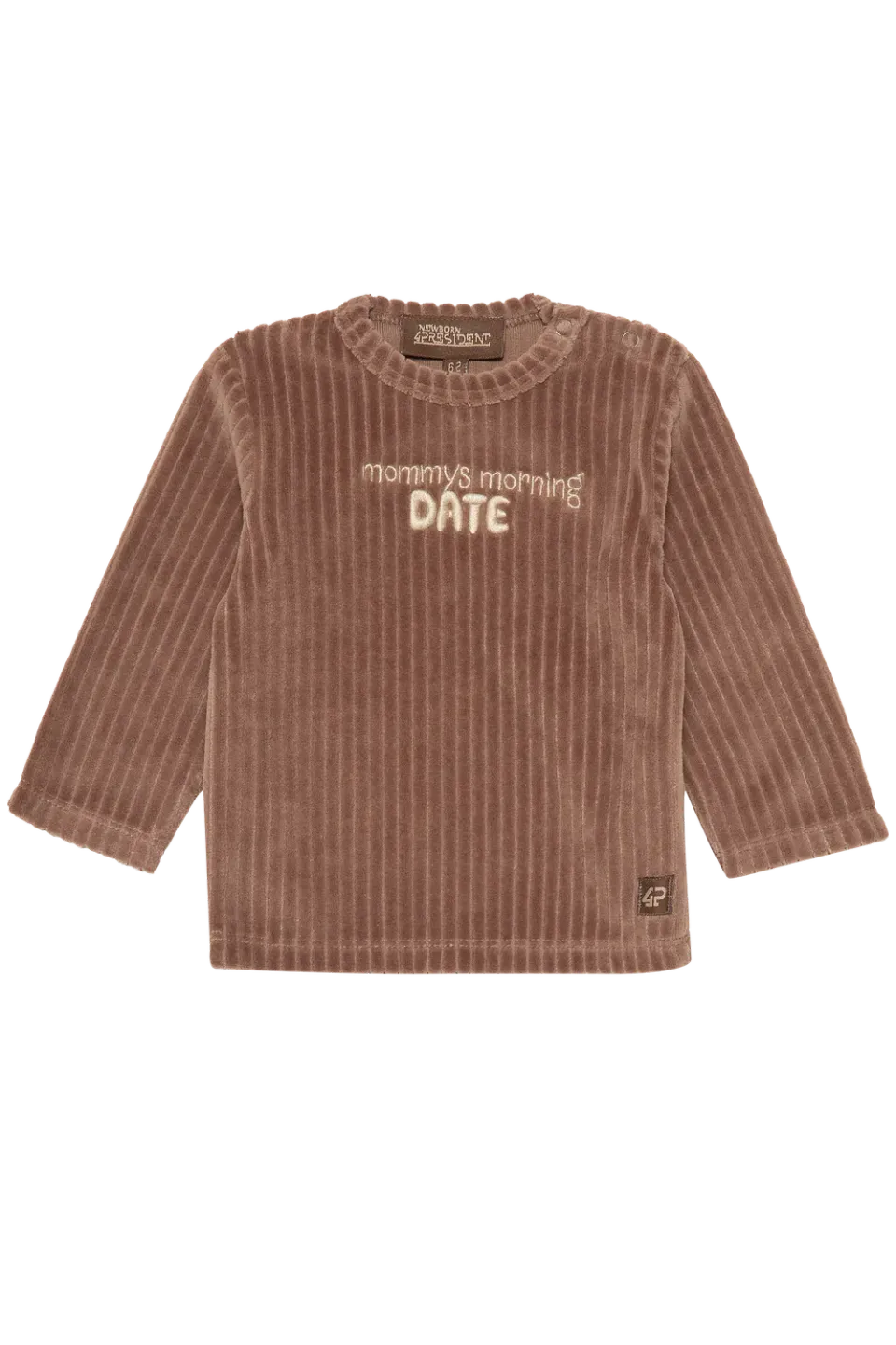 4President Zammi longsleeve bruin katoen baby