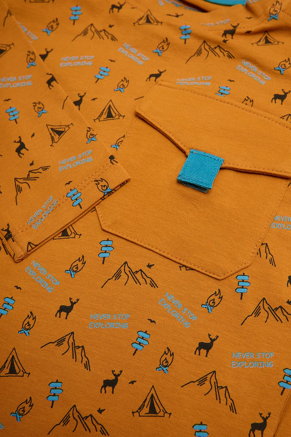 4President Bram longsleeve sand explore katoen 74-116