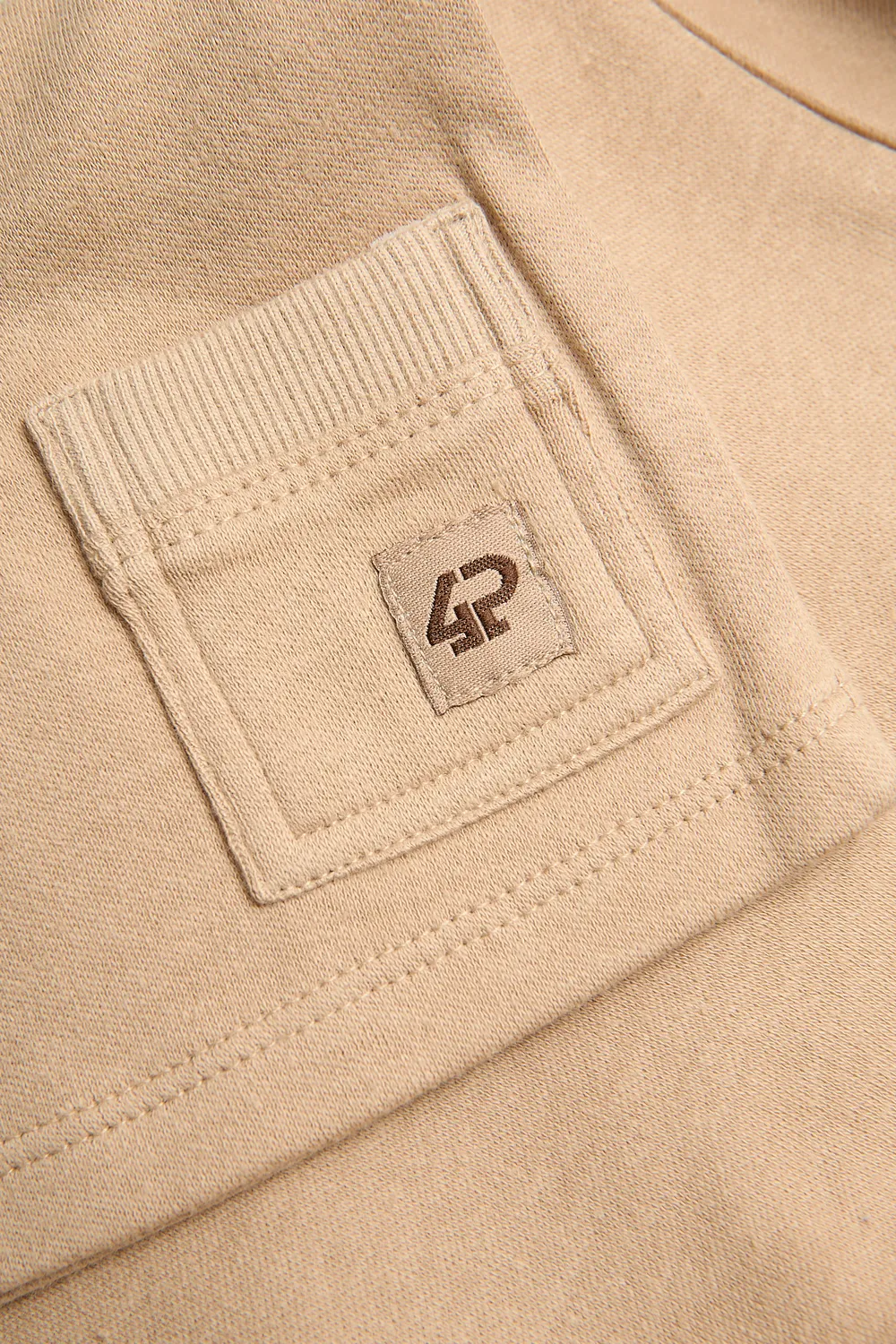 4President Zana Sand longsleeve zand katoen