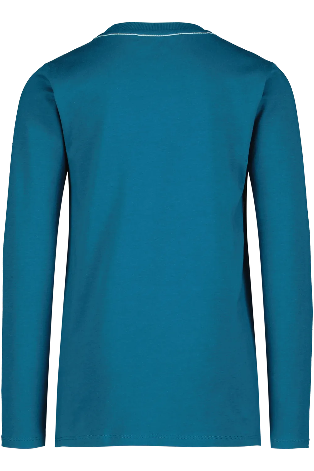 4President Iggi longsleeve blauw print katoen stretch