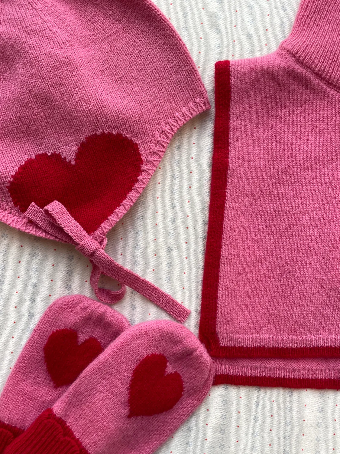Konges Sløjd Collette Muts pink 100% wol