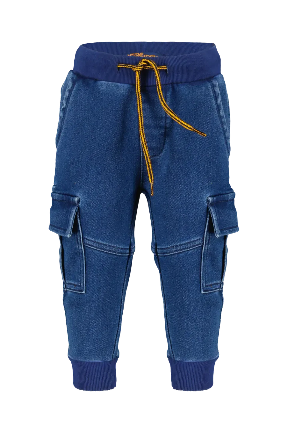 4PRESIDENT Rio joggingbroek jeansblauw steekzakken