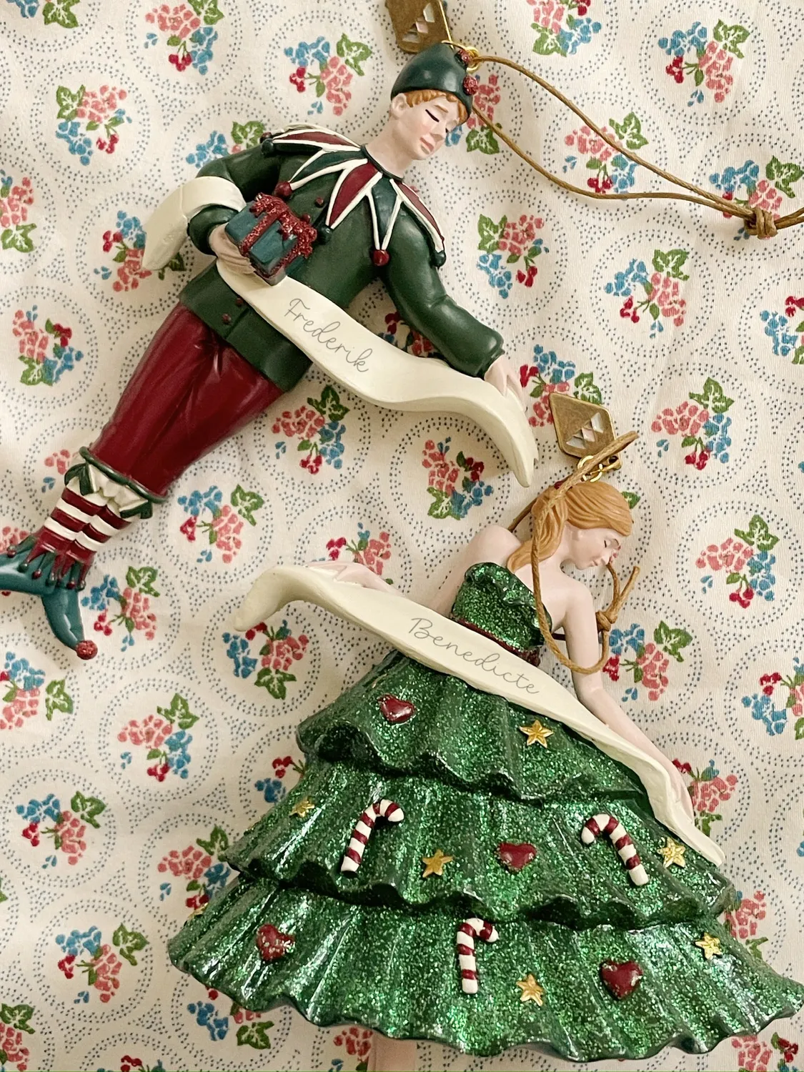 Konges Sløjd Ballerina Kerstornament multi breekbaar