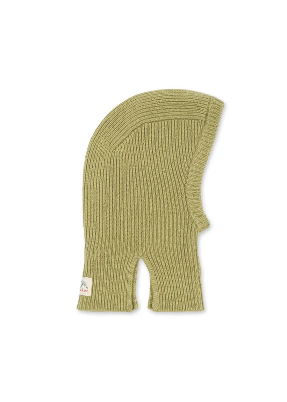 Konges Sløjd Basil bivakmuts pale olive green wol