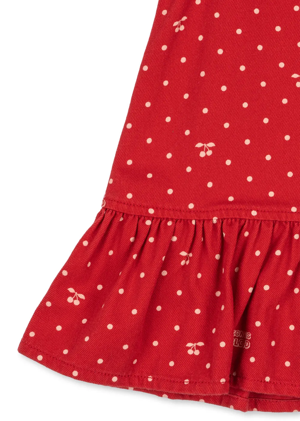 Konges Sløjd Magot Jurk Cherry Dot Derby denim