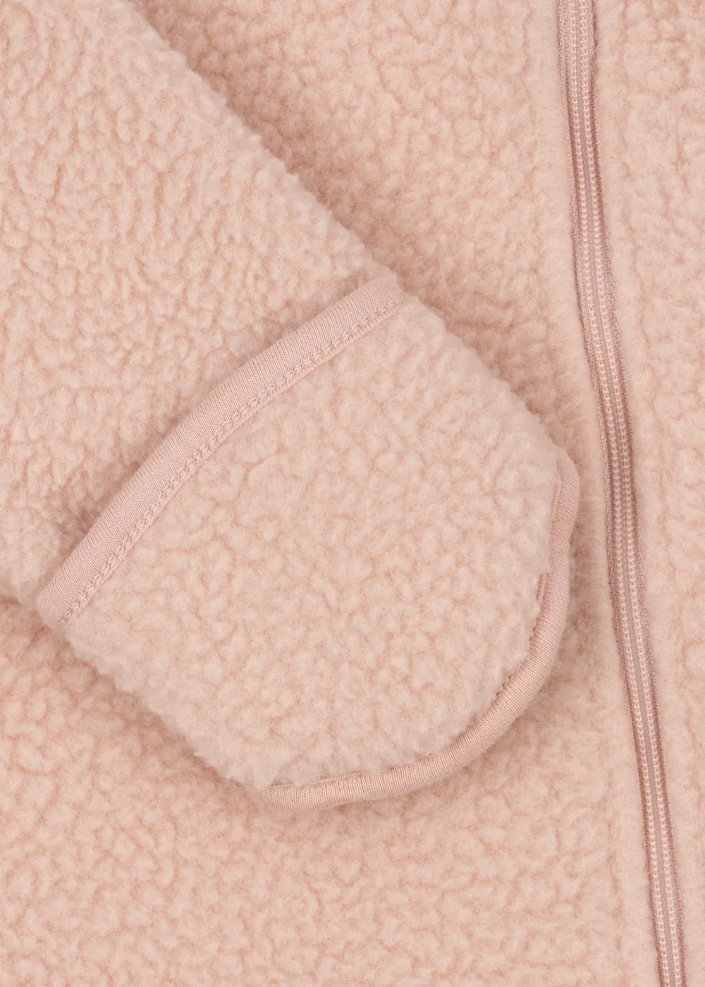 Konges Sløjd Safa romper rose smoke teddyfleece