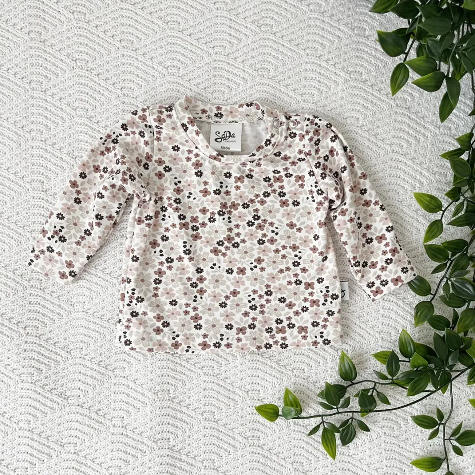 Soda Fashion Multi Flower shirt lange mouwen