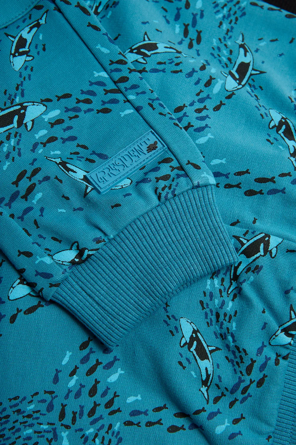 4President Bas joggingbroek jongens blauw katoen