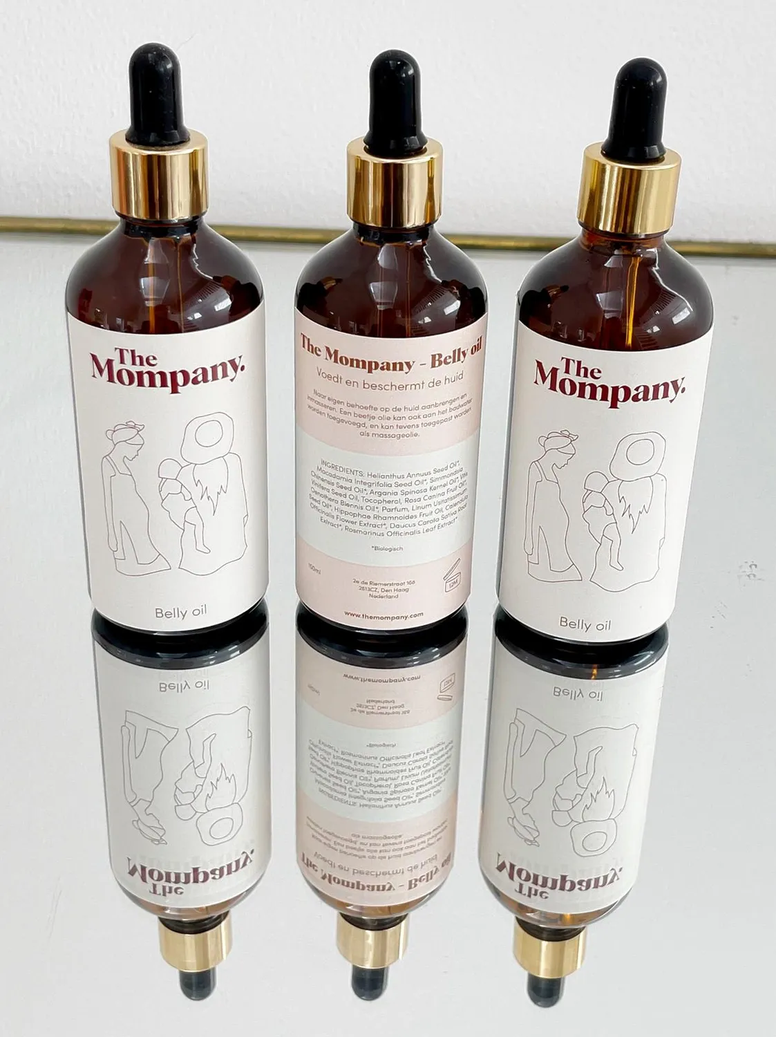 The Mompany Belly Oil huidolie natuurlijk
