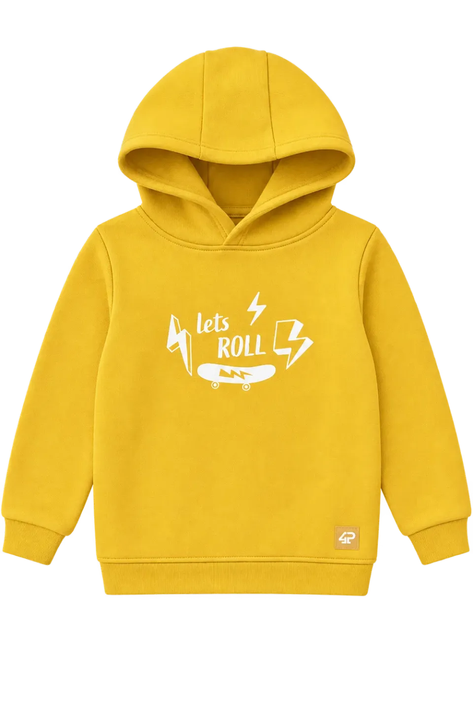4PRESIDENT Kristian1 jongens hoodie geel katoen