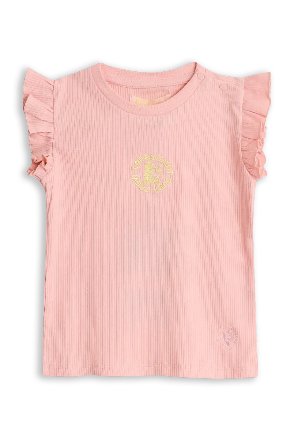 4President Daniek top meisjes powder pink streep
