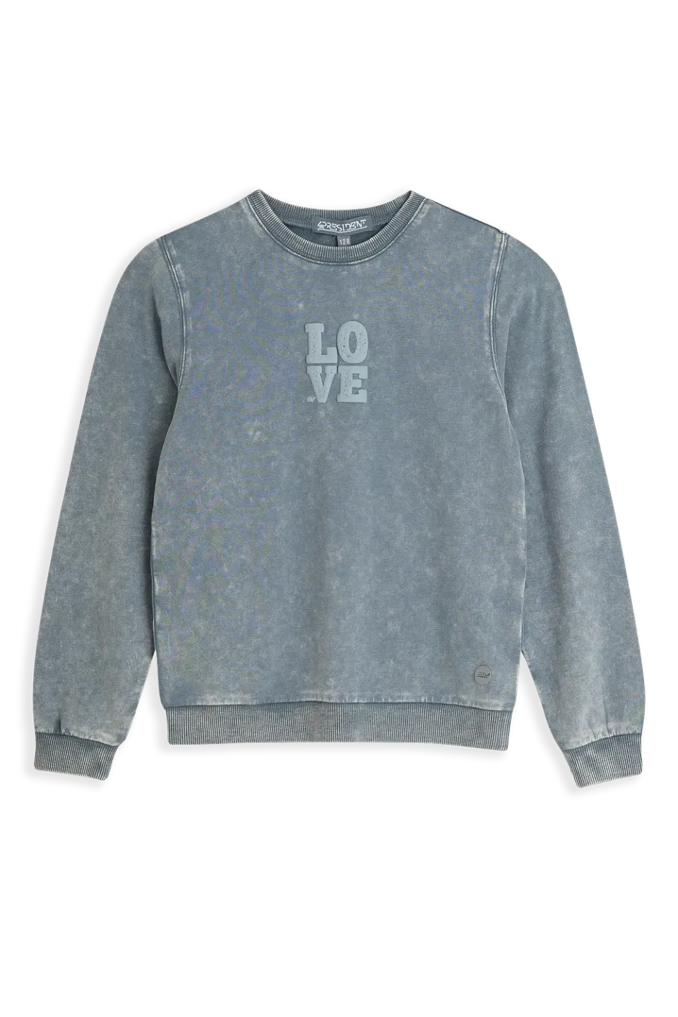 4President Navy Girl Grey trui grijs maat 74 katoen