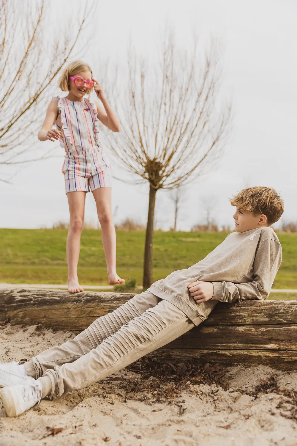 4President Philip Sand jongensbroek zand acid wash