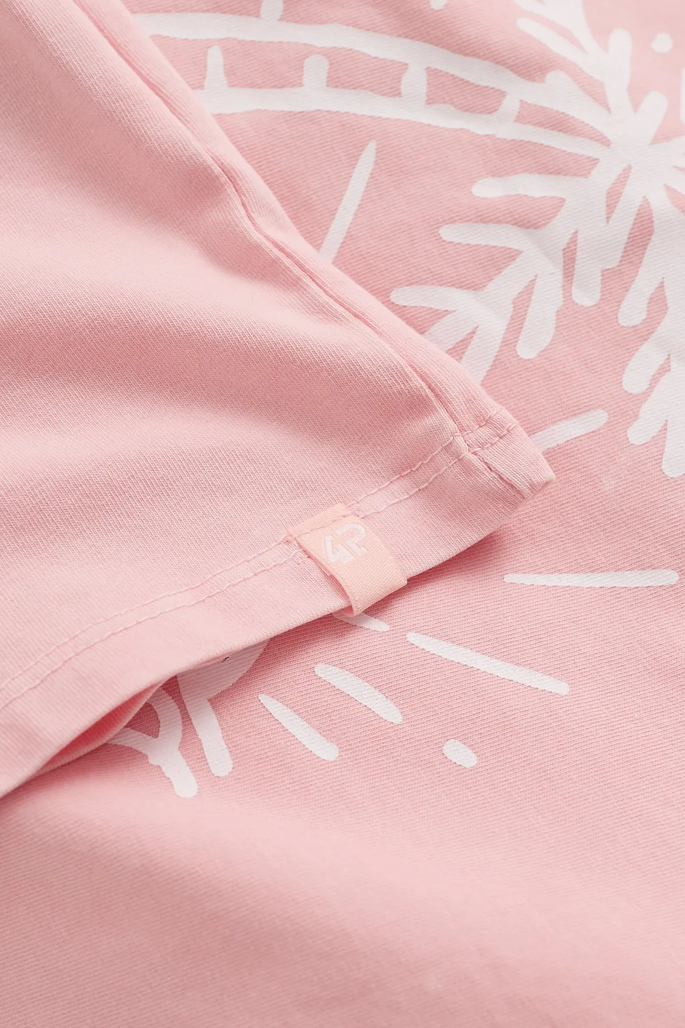 4President Romy Powder Pink T-shirt roze katoen