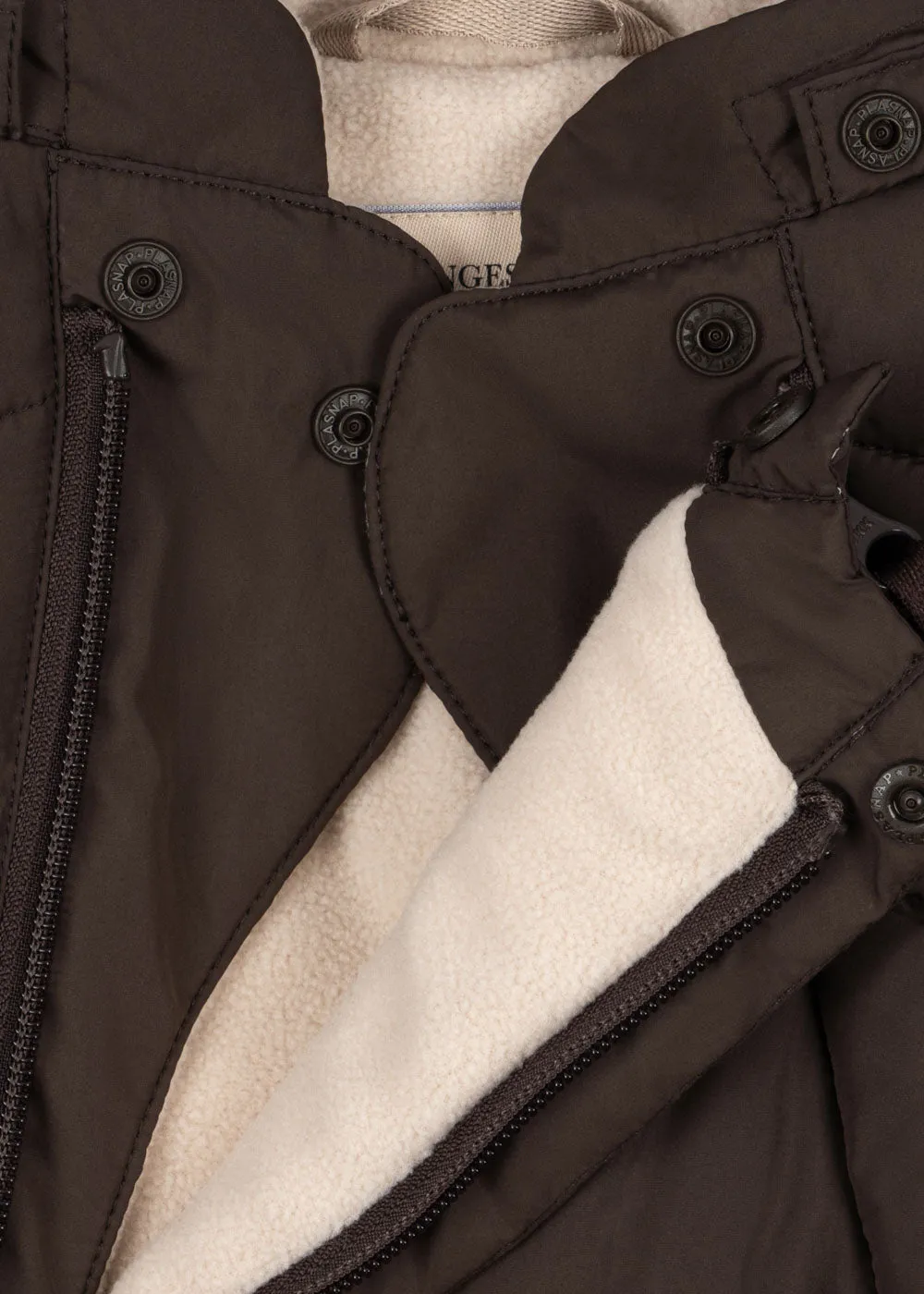 Konges Sløjd Alpi babypak chocolate brown gevoerd