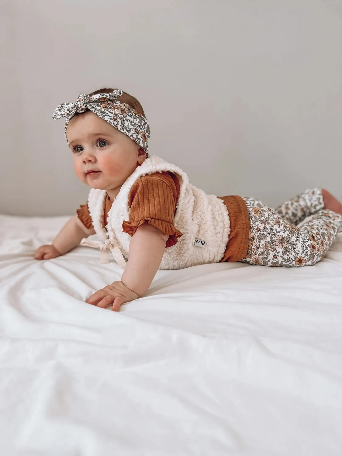 SODA FASHION Special Ruffle Brede Rib broekje camel