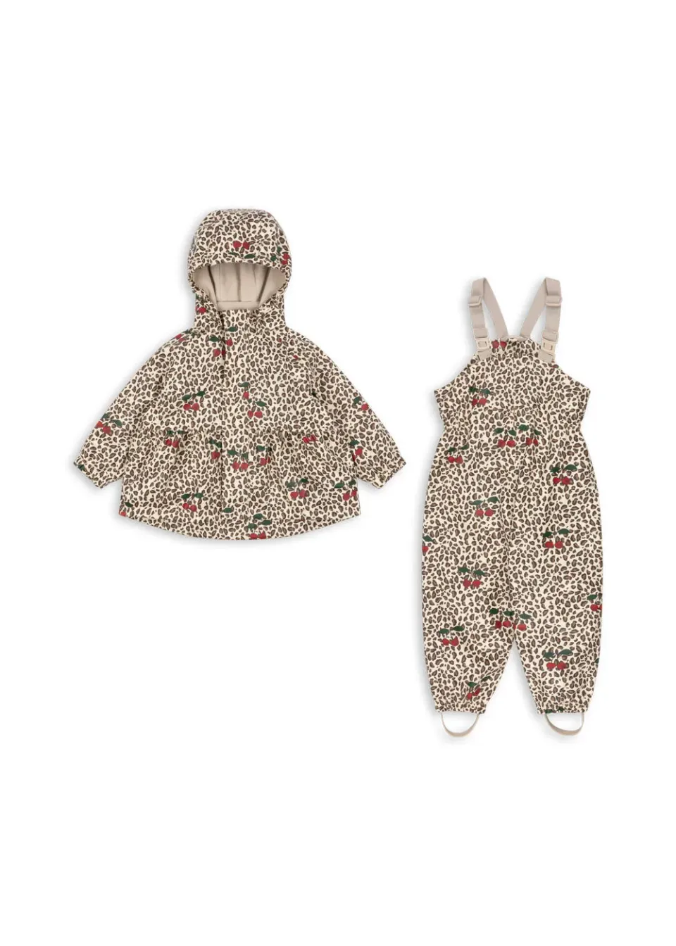 Konges Sløjd Rainy Palme regenset leo cerise fleece