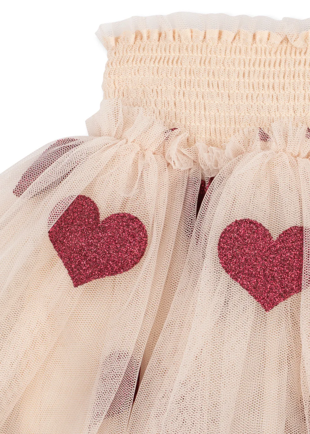 Konges Sløjd Tullie Rok coeur glitter tule rok