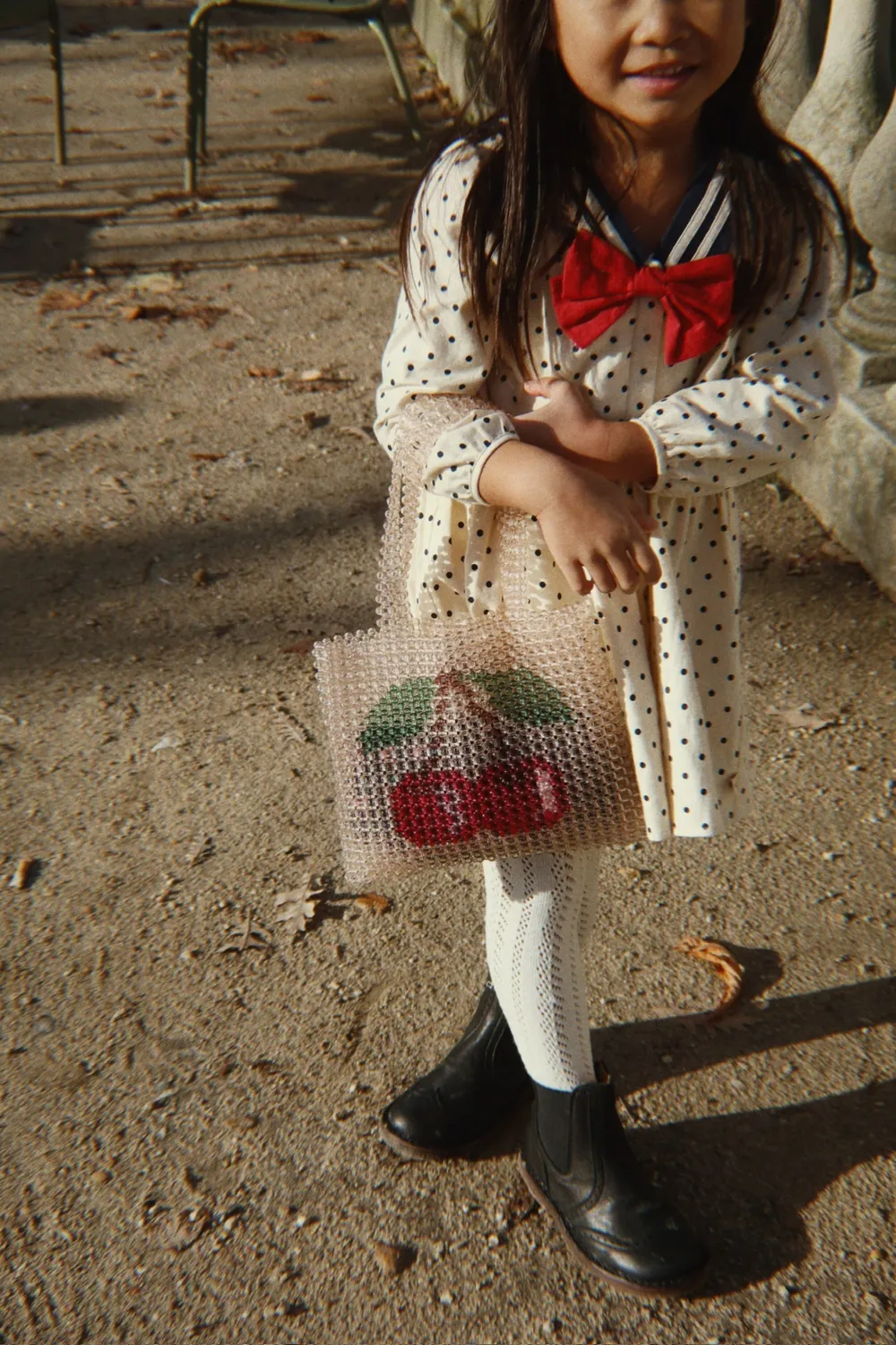 Konges Sløjd Cherry Perla handtas cherry kralen