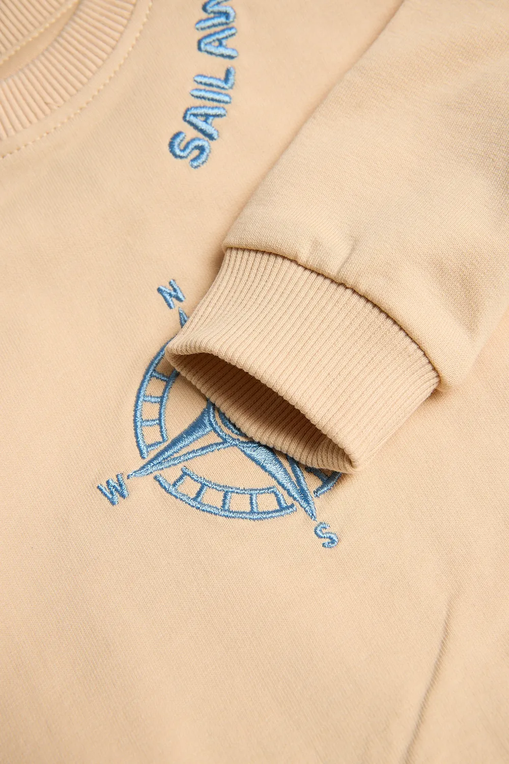4PRESIDENT Yens Sand sweater zand katoen
