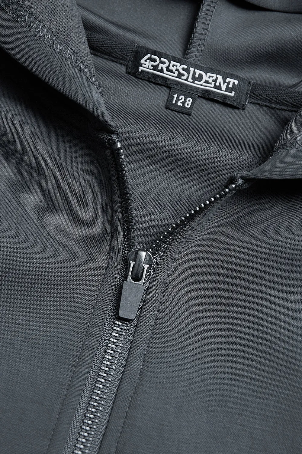 4President Mia Antra vest hoodie antraciet modal