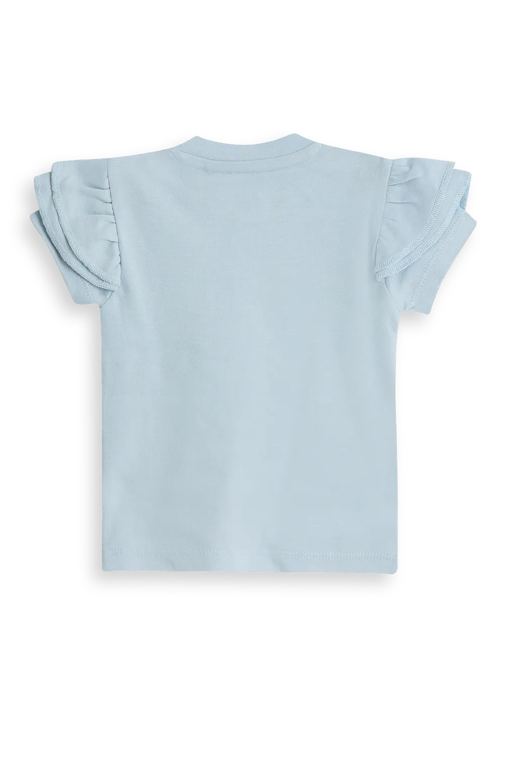 4President Mila baby T-shirt blauw hartje katoen