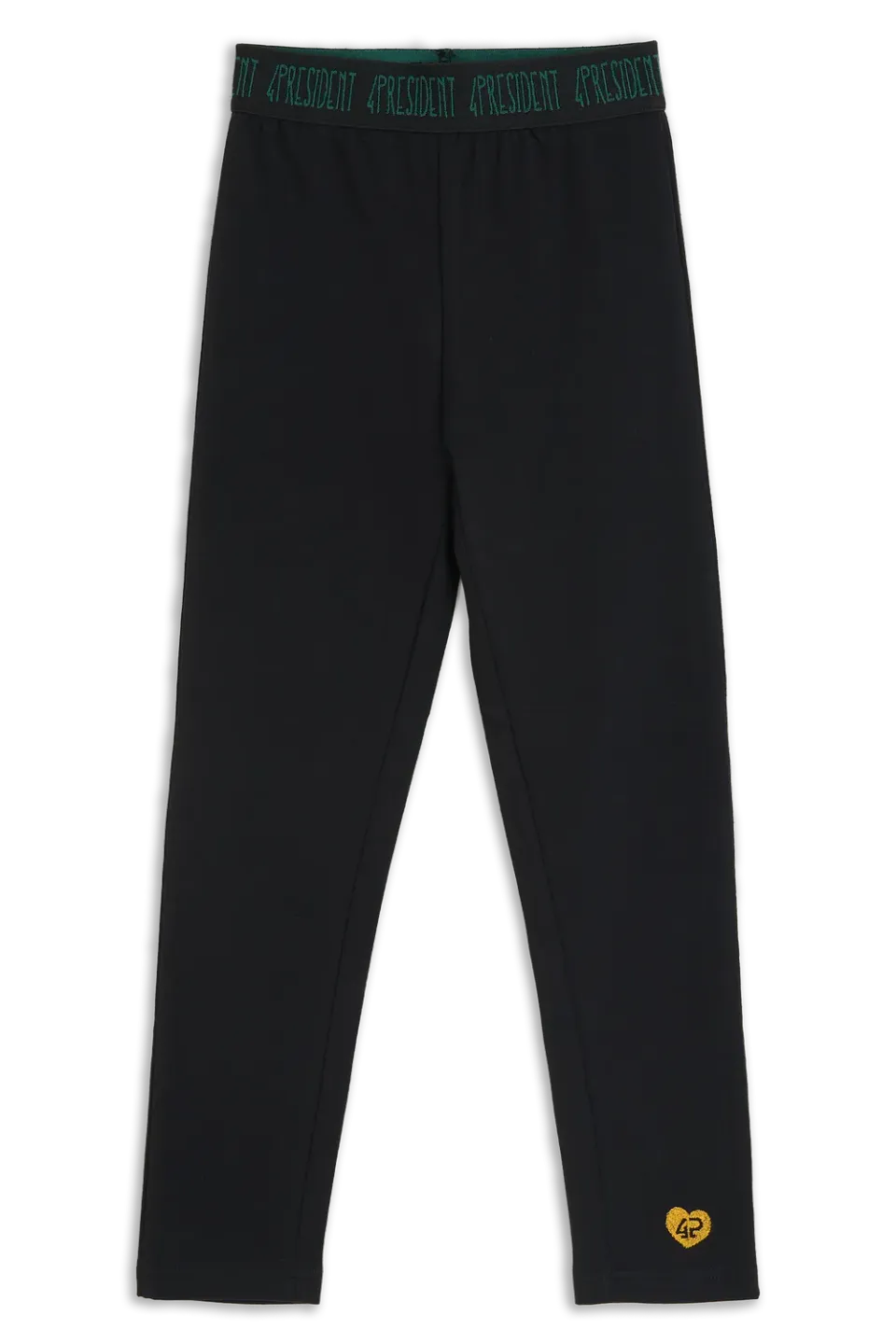 4President Ariana Black leggings zwart meisjes katoen