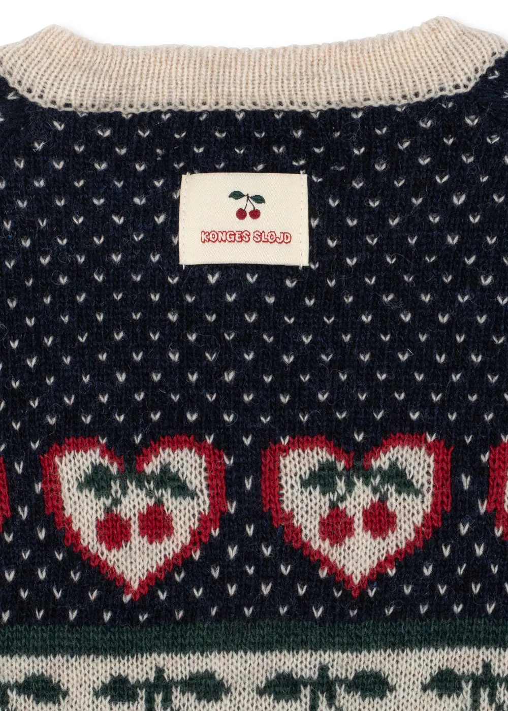 Konges Sløjd Belou vest cherry wolmix