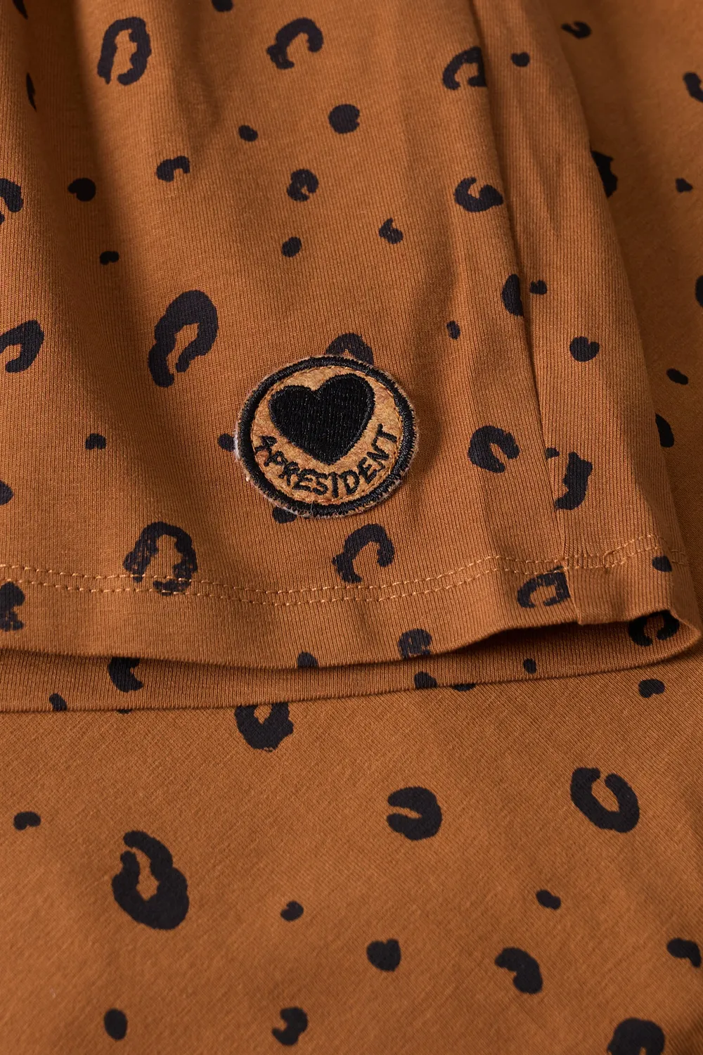 4President Jill Rubber jurk dierenprint polo