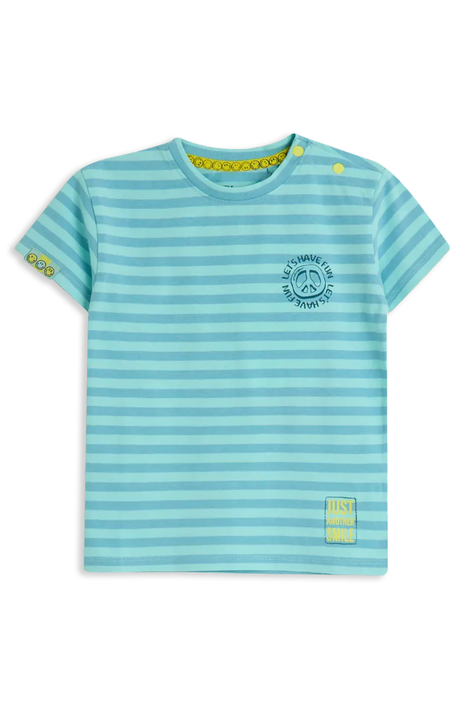 4PRESIDENT Presly Green T-shirt gestreept katoen