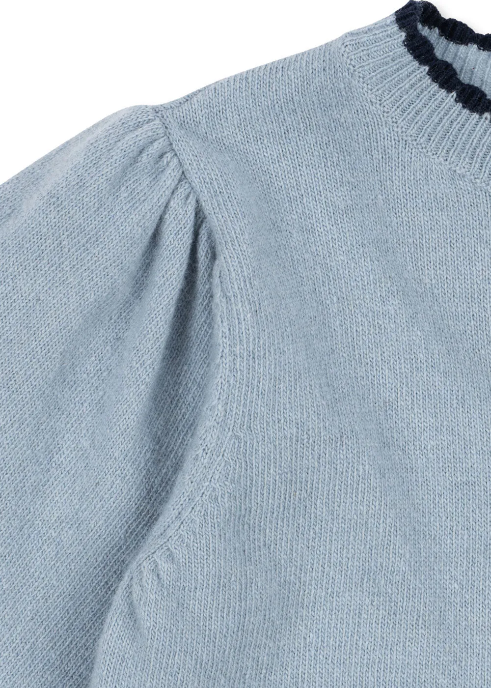 Konges Sløjd Alexa vest blue fog wolmix zakken